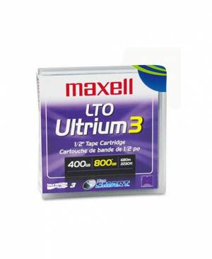 Maxell Ultrium LTO 3 Tape Cartridge - 400/800 GB Limited Lifetime